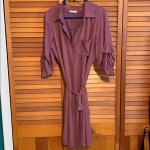 New York and company purple dress